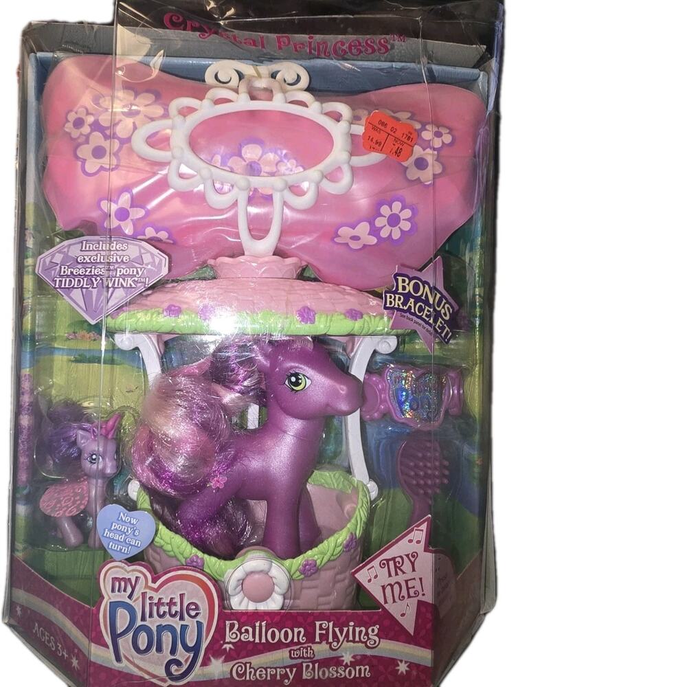 My Little Pony Balloon Flying with Cherry Blossom 2005 Breezies